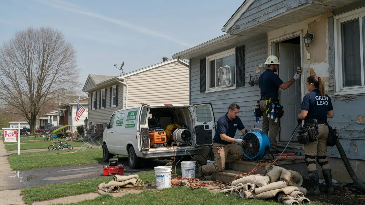 Flood Cleanup in Laneville, TX near me